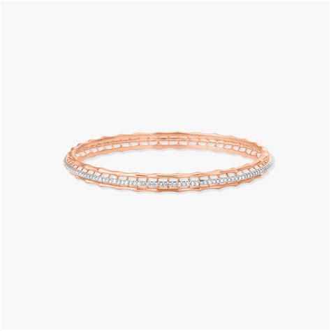 Glistening Orbicular Diamond Bangle