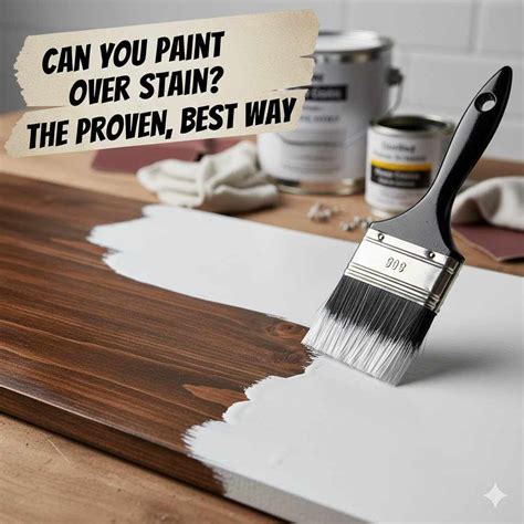 Can You Paint Over Stain? The Proven, Best Way