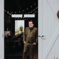 Buy Modern Gentleman's Light Orange Two-piece Suit Tailored Fit, the ...