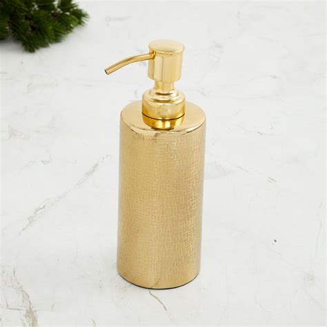 Buy Panama Gold Textured Metal Soap Dispenser from Home Centre at just ...