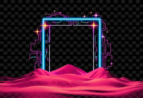 A picture of a desert with a place for a title on it | Premium AI ...