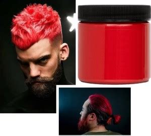 GABBU Inatntly Coloring Temporary Hair Red Color Wax , Red , RED ...