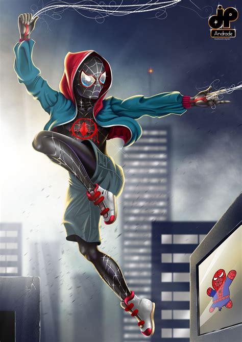 Spiderman into the spider verse - fan art :: Behance