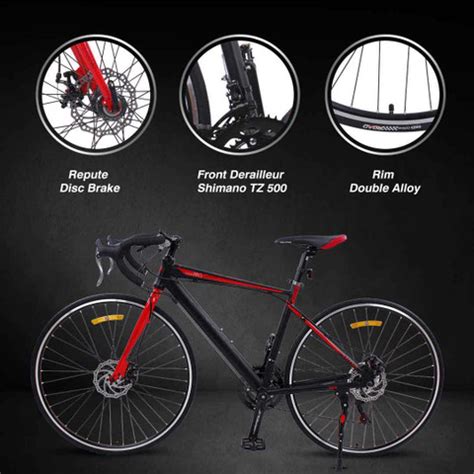 PLUTUS Colatino Alloy Hybrid Cycle with Dual Disc Brake, Multi Speed ...
