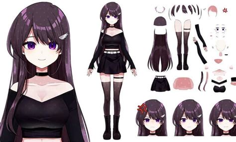 Jual Live2D Vtuber Desain Gambar Visual Game Animasi Manga Maskot ...