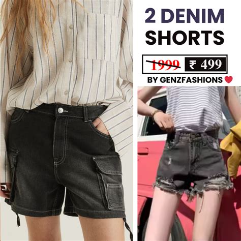 Combo Pack: 2 Women's Denim Shorts – GENZFASHIONNN