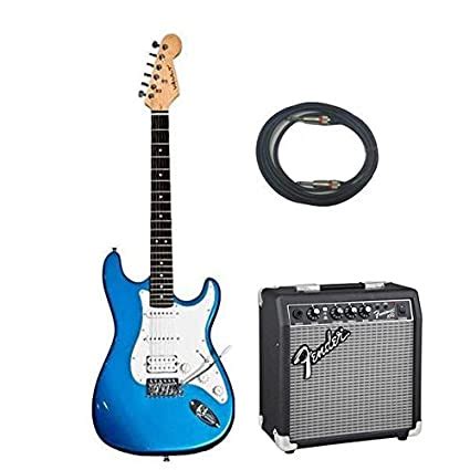 Vault By Bajaao ST1 Electric Guitar Basic Bundle - Metallic Blue ...