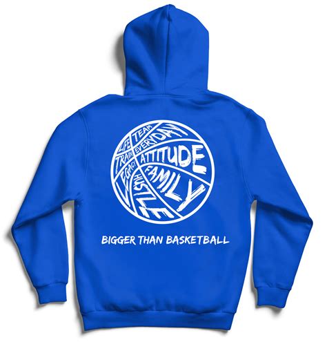 Bigger Than Basketball - Hoodie - Blue