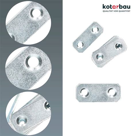 KOTARBAU® 100er Set Lochplatten 40 x 16 mm | Kaufland.de