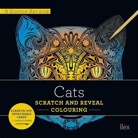 CATS: SCRATCH AND REVEAL COLOURING: Colourful cards to scratch, reveal ...