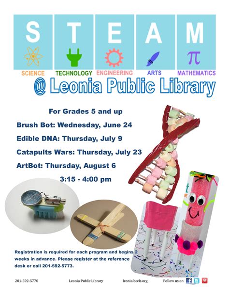 Pin by Leonia Public Library on Library Programs & Events | Library ...