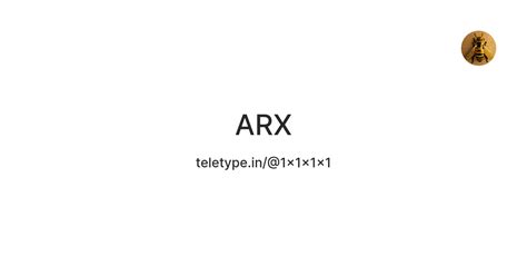 ARX — Teletype
