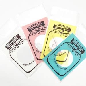 Desi Rang Plastic Transparent Candy Cookie Chocolate Self Adhesive ...