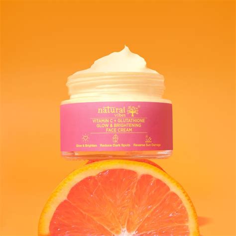 Vitamin C + Glutathione Glow & Brightening Face Day & Night Cream 50 g ...