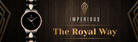 IMPERIOUS - THE ROYAL WAY Metal Analog Women'S Watch (Black Dial ...