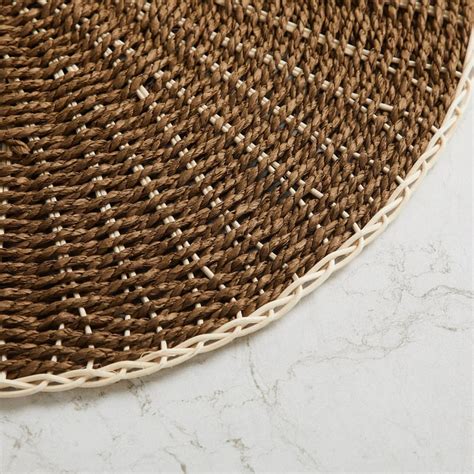 Buy Foliage Swirl Rattan Handmade Placemat from Home Centre at just INR ...