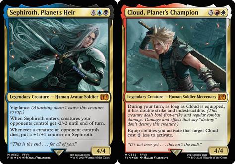 Magic The Gathering X Final Fantasy First Reveal: See All Of The Cards ...