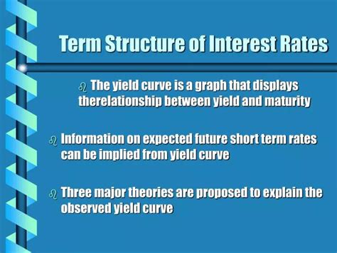 Term Structure of Interest Rate Explained 的图像结果