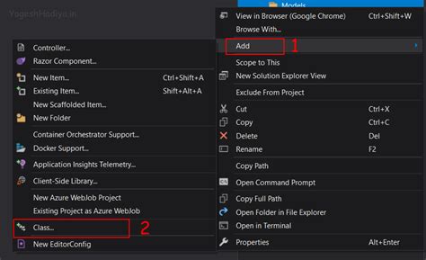 Create Asp.Net Core Web API with Entity Framework Code First Approach