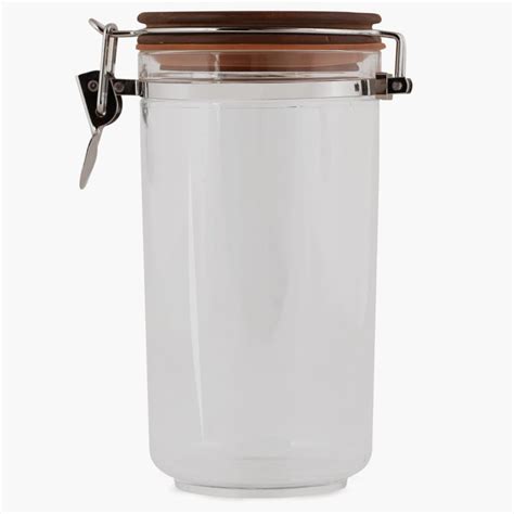 Buy Palestine Solid Jars - Acrylic/Wood -1100ml -Canister 13 cm L x 13 ...
