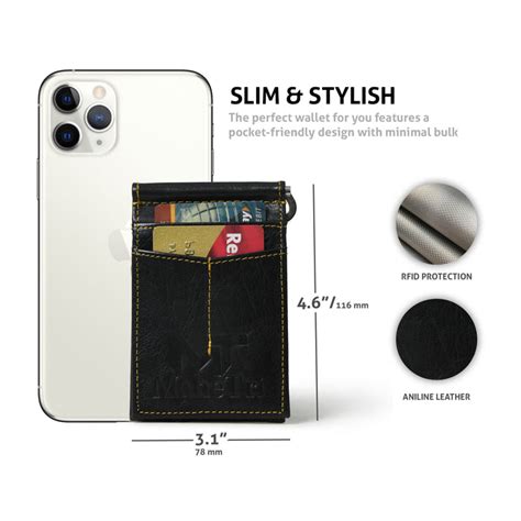 Buy Finley Money Clipper- Black Online India - MaheTri