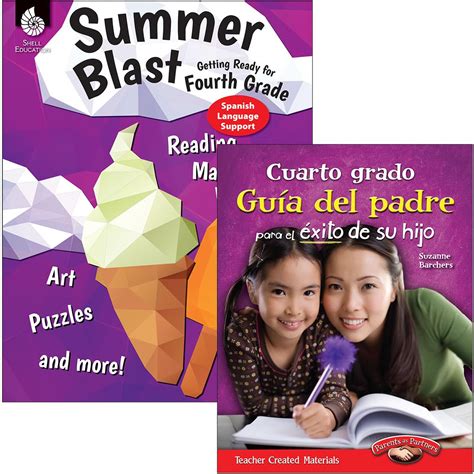 Getting Students and Parents Ready for Fourth Grade (Spanish) 2-Book ...