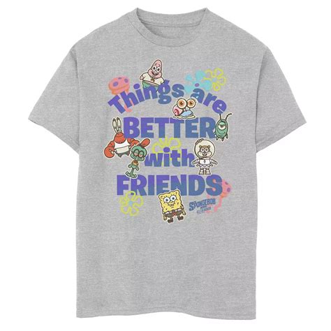 Boys 8-20 Sponge On The Run Things Are Better With Friends Group ...