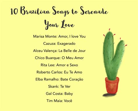 10 Brazilian songs to serenade your love | Footloose Lemon Juice