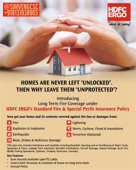 Insure your home and its contents with HDFC Ergo's Standard Fire ...