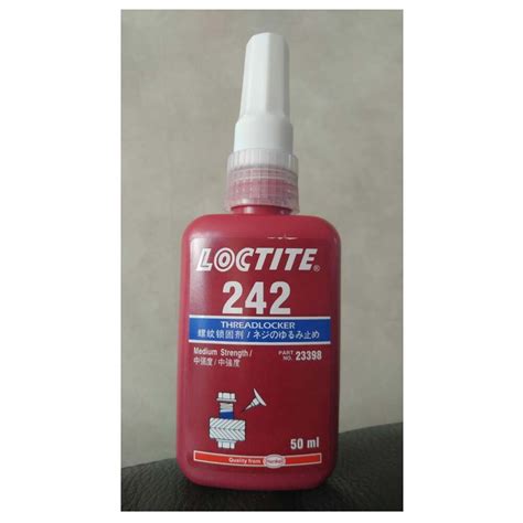 Loctite 242 Medium Strength Threadlocker, 50 mL Bottle, Blue: Amazon.in ...