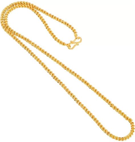SSFJ One gram gold chain 30" inch Long Thali chain Gold-plated Plated ...