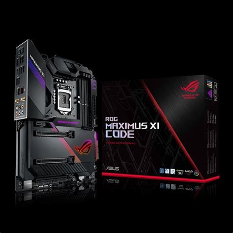 ROG MAXIMUS XI CODE Intel Z390 ATX Gaming motherboard with M.2 heatsink ...