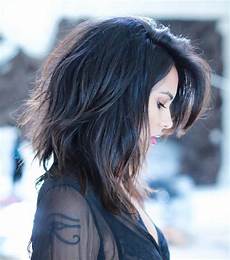 Lob Hairstyles With Bangs by 38 Perfectly Imperfect Hairstyles For All Lengths Lob Hairstyles With Bangs