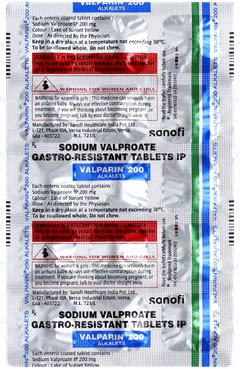 Valparin 200 Tablet: Uses, Side Effects, Price & Substitutes