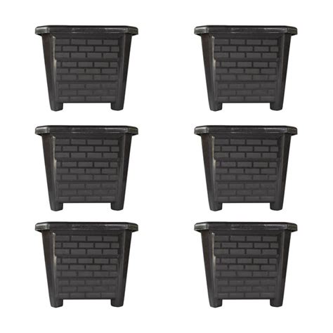 TrustBasket EarthBox-6 Square Plastic Planter