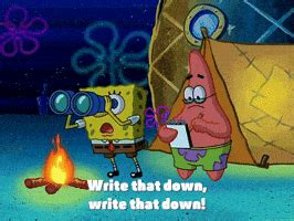 Spongebob Write That Down GIF - Spongebob Write that down Spongebob ...