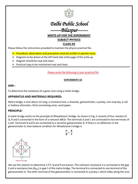 Image result for Meter Bridge Experiment Error Analysis