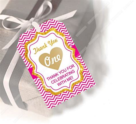 Buy Party Propz Girl's 1st Birthday Thank You Tag/Girls Decoration ...