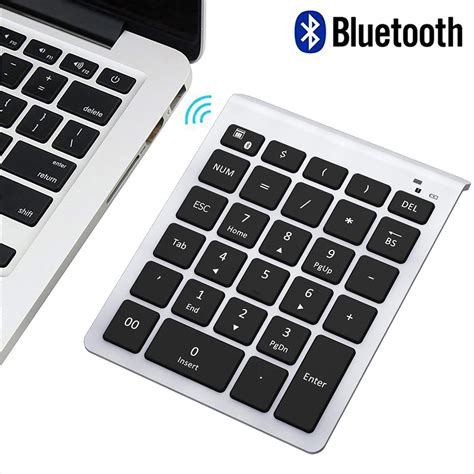 Bluetooth Number Pad, Numeric Keypad - Lekvey Portable Wireless ...
