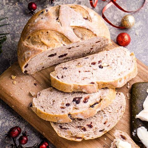 Cranberry Walnut Bread Recipe - The Kitchen Girl