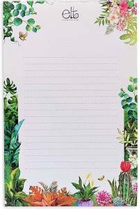 ELT EXCITING LITTLE THINGS Greens - Notepad for letters, notes, grocery ...