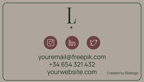 Image result for Business Card Contact Information Examples