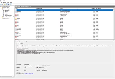 Image result for Predator Sense Blue Screen