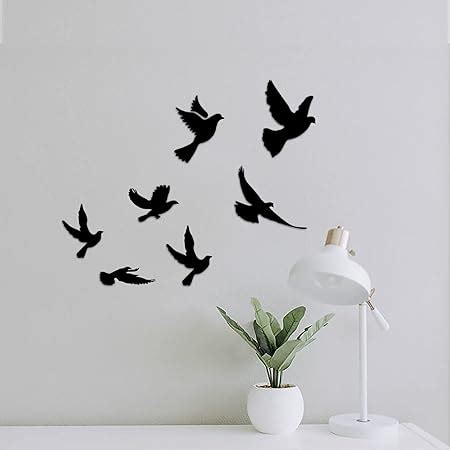 Decals Design 'Beautiful Long Tail Birds on Wire' Wall Sticker (PVC ...