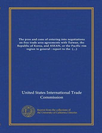 The pros and cons of entering into negotiations on free trade area ...