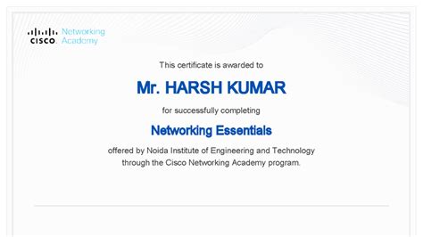 Network Technician Career Path certificate 0231csiot 112-niet-co-in ...