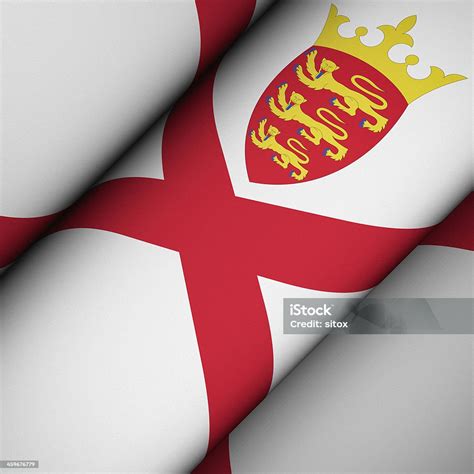 Iconic Flag Of Jersey Stock Photo - Download Image Now - Jersey - England, National Flag, Flag ...