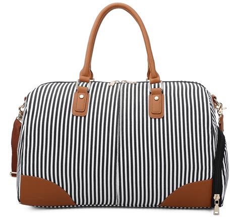 Gimay Weekend Travel Bag Women Overnight Duffle Canvas Tote Bags ...