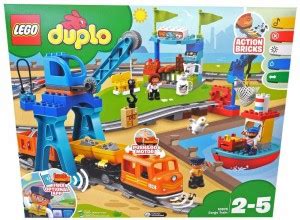 LEGO Duplo Town Cargo Train Building Blocks For Kids 2 To 5 Years (105 ...