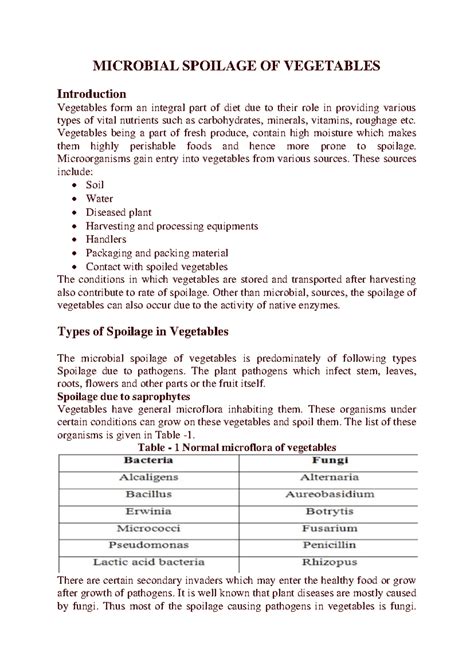 Microbial- Spoilage-OF- Vegetables-1 - MICROBIAL SPOILAGE OF VEGETABLES ...